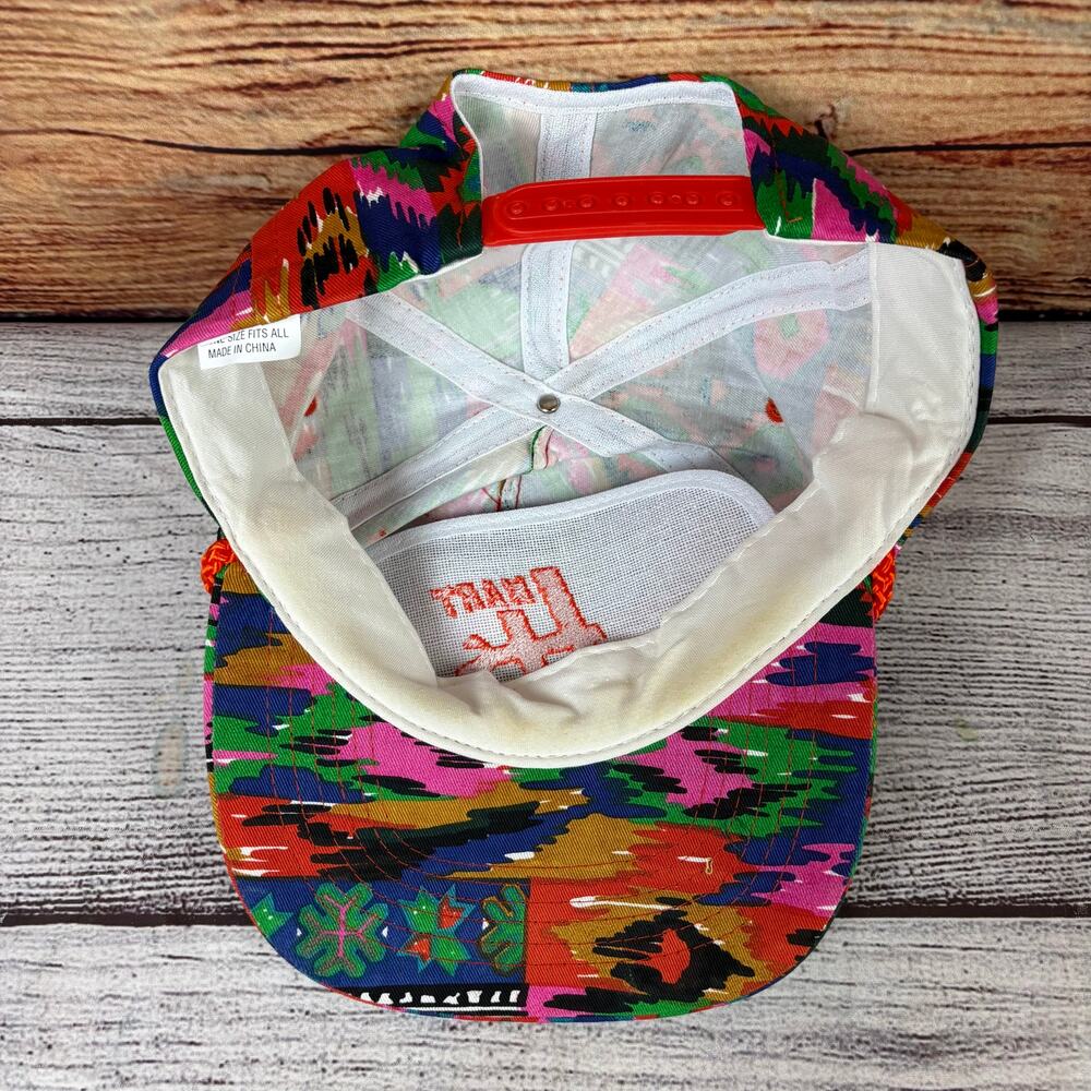 Vintage 1990 Hart Energy Services Western Aztec Snapback Hat - Picture 5 of 5